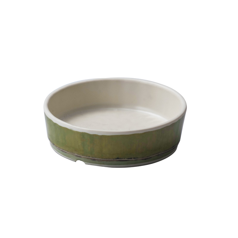 斜口綠竹碗